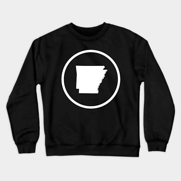 Arkansas Circle Crewneck Sweatshirt by Relaxed Creative